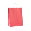 Red Cotton Rag Paper shopping Bag