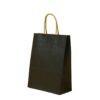 Black Cotton rag paper shopping bag