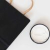 Black Bag Twisted Paper Handle