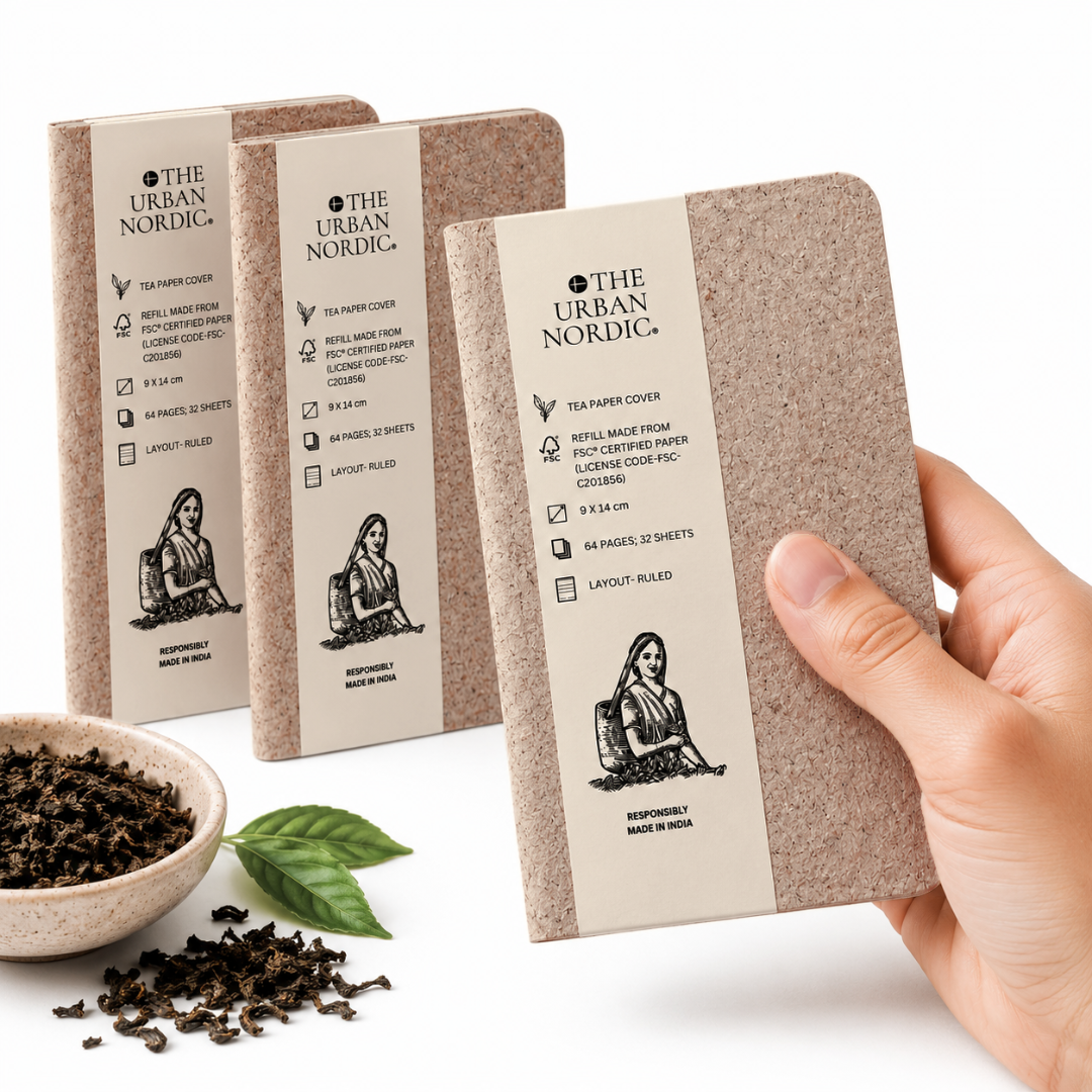 pocket tea paper notebook