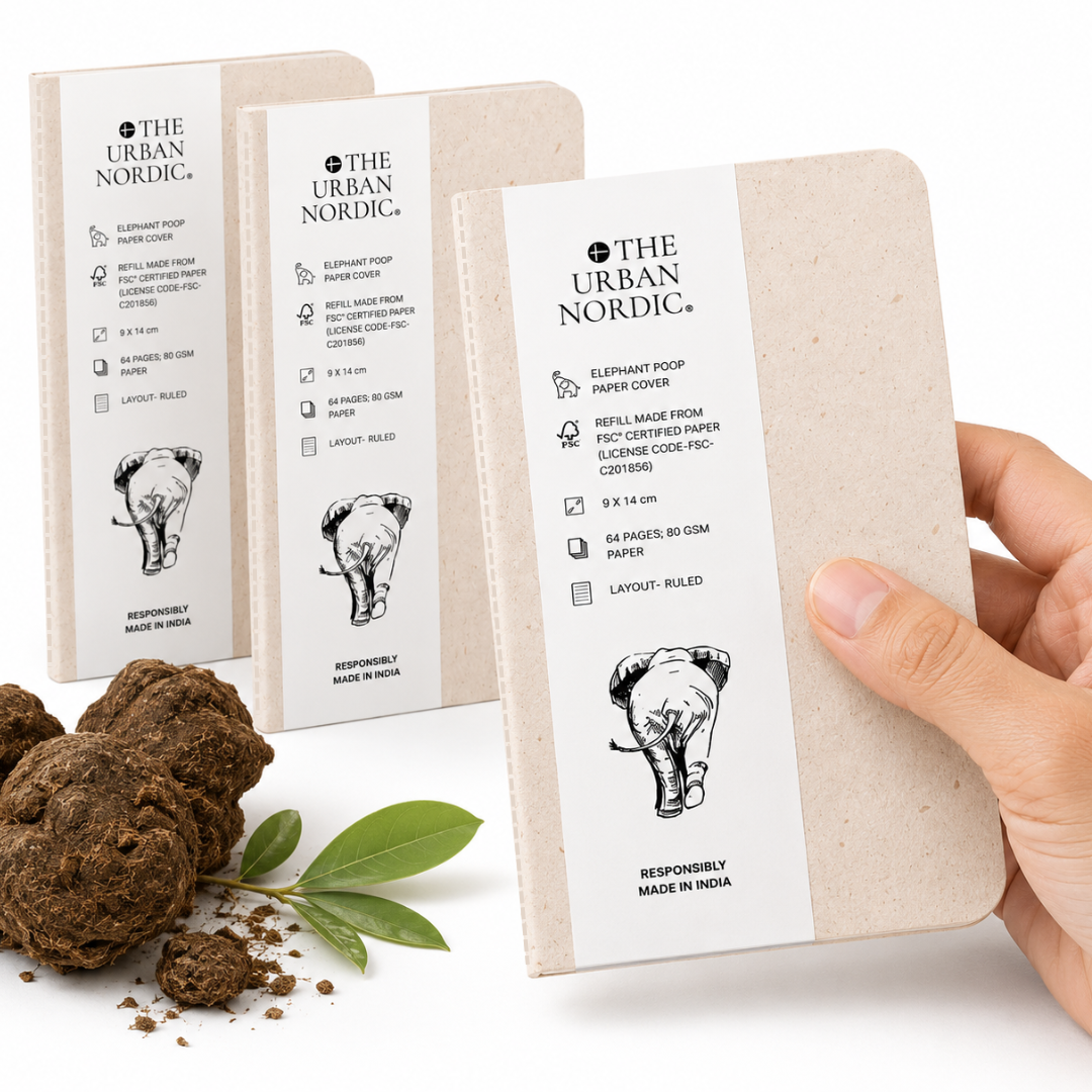 pocket elephant poop notebook